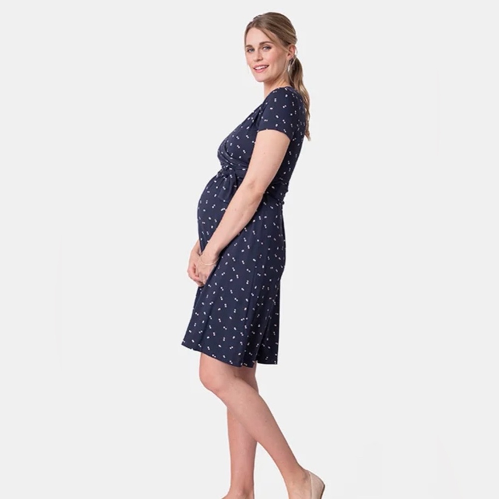Seraphine Casey Dress size 2 in Navy Dot